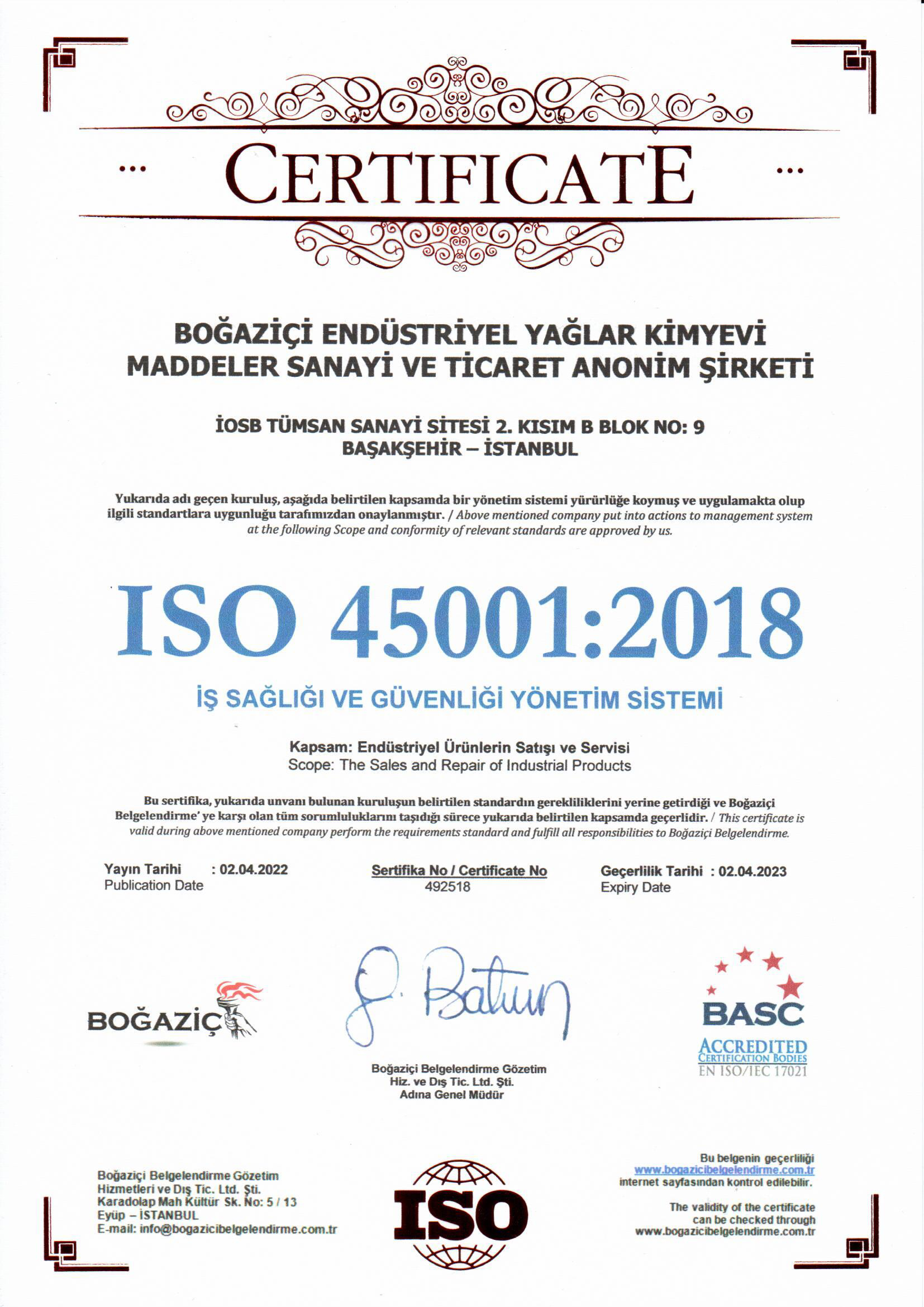 ISO 18001